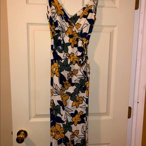 JOA mid length wrap dress